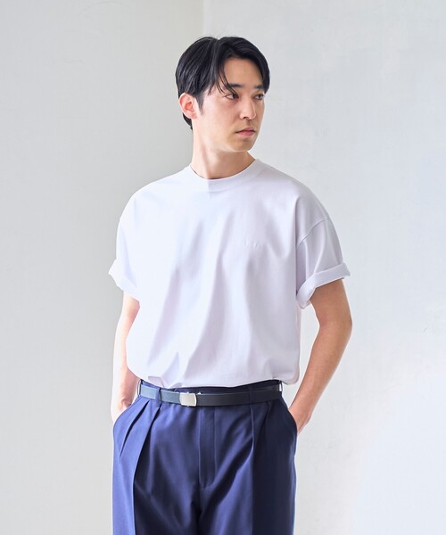 RONEL(ロネル)の「【RONEL】ポンチ刺繍Tシャツ(Tシャツ/カットソー・メンズ・ブラック/ネイビー/ホワイト・S/M/L/XL)」の14枚目の写真