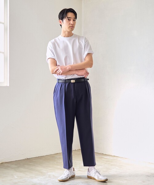 RONEL(ロネル)の「【RONEL】ポンチ刺繍Tシャツ(Tシャツ/カットソー・メンズ・ブラック/ネイビー/ホワイト・S/M/L/XL)」の16枚目の写真