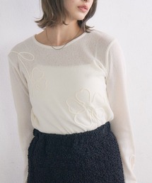 RETRO GIRL | 【新色追加】コード刺繍インナー(Tシャツ/カットソー)