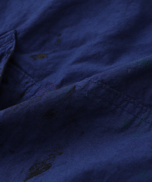 JOURNAL STANDARD(ジャーナルスタンダード)の「Gurank / グランク 別注 Paint Work smock(ブルゾン・メンズ・カーキ/ホワイト/ブルー系その他・MEDIUM/LARGE)」の10枚目の写真