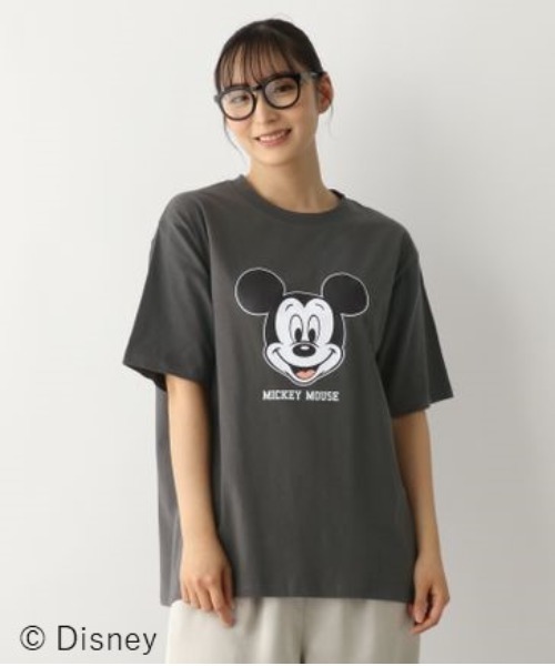 FOUND GOOD(ファウンドグッド)の「<ミッキーマウス> Tシャツ(Tシャツ/カットソー・メンズ・グレー系8/グレー系5/ホワイト系5・S/M/L)」の3枚目の写真