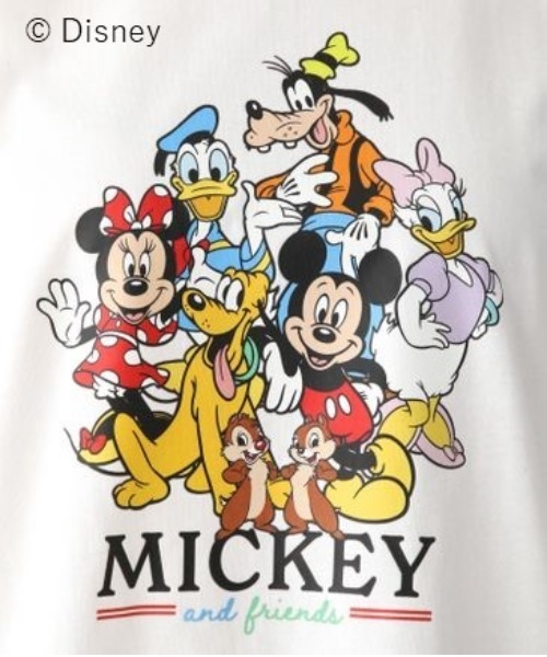 FOUND GOOD(ファウンドグッド)の「<ミッキーマウス> Tシャツ(Tシャツ/カットソー・メンズ・グレー系8/グレー系5/ホワイト系5・S/M/L)」の9枚目の写真