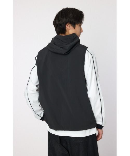 RODEO CROWNS WIDE BOWL(ロデオクラウンズワイドボウル)の「ドロストフーデッドベスト(ベスト・メンズ・ブラック/ライトピンク/ライトグレー・MEDIUM/LARGE)」の13枚目の写真