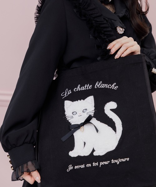 Ribbon Cat トートバッグ（トートバッグ）｜ROJITA（ロジータ）の