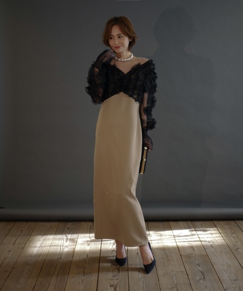 スーツ・フォーマル・ドレス 2way tule bolero dress My shawty 2way tule bolero dress（ドレス）｜My shawty（マイシャウ