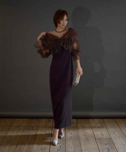 スーツ・フォーマル・ドレス 2way tule bolero dress My shawty 2way tule bolero dress（ドレス）｜My shawty（マイシャウ
