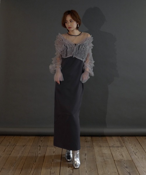 スーツ・フォーマル・ドレス 2way tule bolero dress My shawty 2way tule bolero dress（ドレス）｜My shawty（マイシャウ