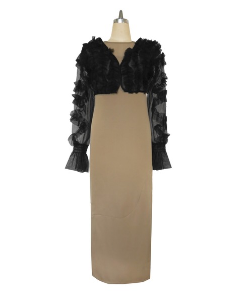 スーツ・フォーマル・ドレス 2way tule bolero dress My shawty 人気便利グッズ My shawty ドレス 2way tule bolero dress