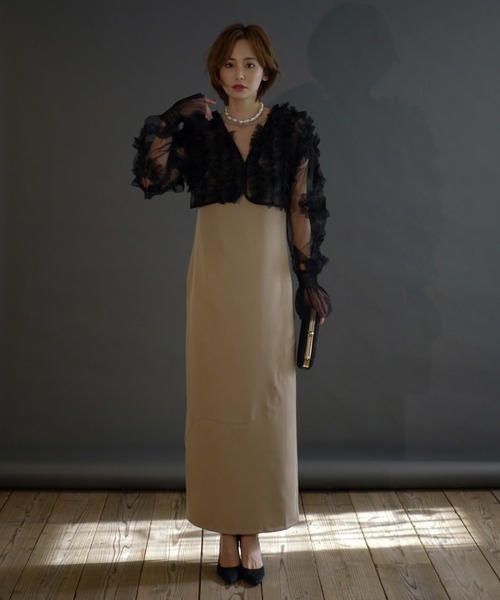 スーツ・フォーマル・ドレス 2way tule bolero dress My shawty 2way tule bolero dress（ドレス）｜My shawty（マイシャウ