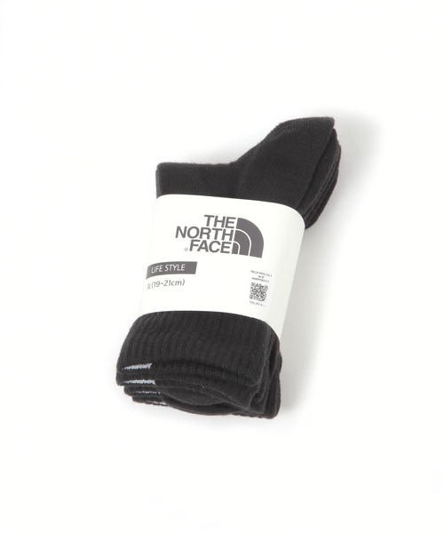 THE NORTH FACE(ザノースフェイス)の「【THE NORTH FACE(ザ・ノース・フェイス)】ロゴ3Pソックス(KIDS)(ソックス/靴下・キッズ・その他2/その他1/ブラック・LARGE/MEDIUM)」の8枚目の写真