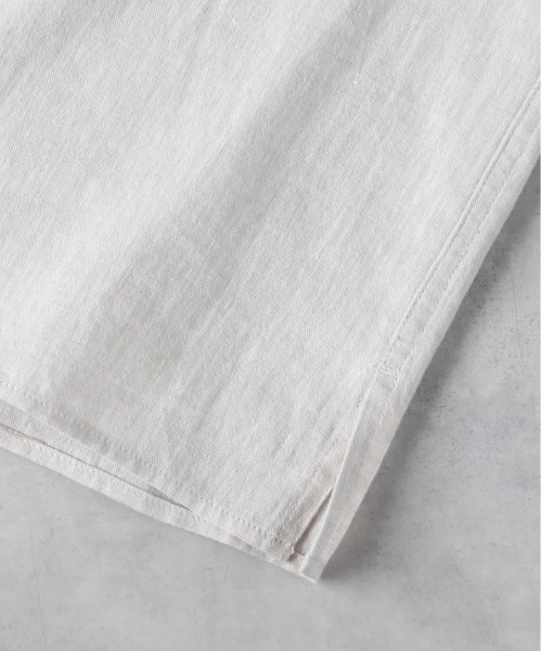 BACK NUMBER(バックナンバー)の「BACK NUMBER(バックナンバー)【メンズ】綿麻バンドカラーシャツ(シャツ/ブラウス・メンズ・ネイビー/ベージュ・S/M/L/XL)」の5枚目の写真