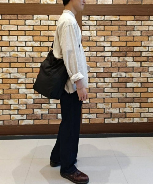BACK NUMBER(バックナンバー)の「BACK NUMBER(バックナンバー)【メンズ】綿麻バンドカラーシャツ(シャツ/ブラウス・メンズ・ネイビー/ベージュ・S/M/L/XL)」の20枚目の写真