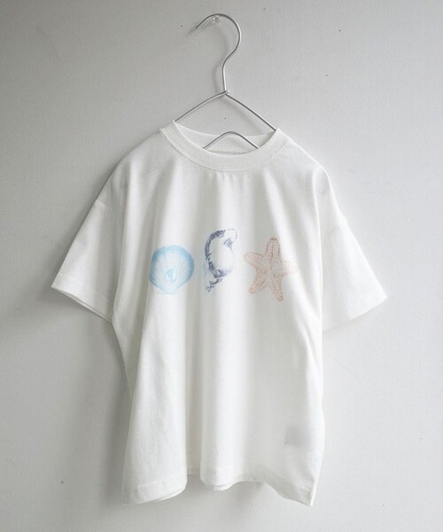 aBity select(アビティセレクト)の「【aBity select./アビティセレクト】アソート 3連モチーフ半袖Tシャツ(Tシャツ/カットソー・キッズ・ホワイト/ライトグレー/クリーム・120/110/100/90)」の2枚目の写真
