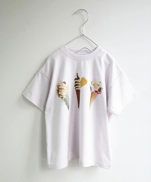 aBity select(アビティセレクト)の「【aBity select./アビティセレクト】アソート 3連モチーフ半袖Tシャツ(Tシャツ/カットソー・キッズ・ホワイト/ライトグレー/クリーム・120/110/100/90)」の3枚目の写真