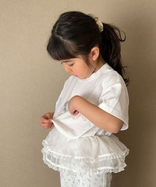 aBity select(アビティセレクト)の「【aBity select./アビティセレクト】アソート 3連モチーフ半袖Tシャツ(Tシャツ/カットソー・キッズ・ホワイト/ライトグレー/クリーム・120/110/100/90)」の5枚目の写真