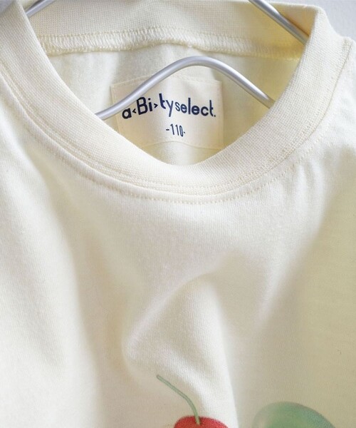 aBity select(アビティセレクト)の「【aBity select./アビティセレクト】アソート 3連モチーフ半袖Tシャツ(Tシャツ/カットソー・キッズ・ホワイト/ライトグレー/クリーム・120/110/100/90)」の8枚目の写真