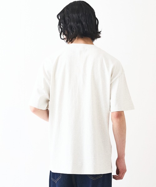 JEANS MATE（ジーンズメイト）の「【スポンジ・ボブ】オリジナルデザイン Tシャツ ドロップショルダー ビッグシルエット ユニセックス（Tシャツ/カットソー・メンズ・ホワイト/オフホワイト/ダークグリーン・LARGE/MEDIUM/X-LARGE/SMALL）」の15枚目の写真