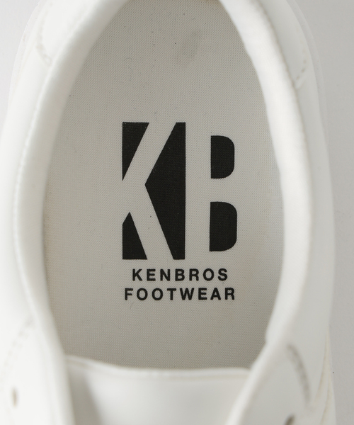 B.C STOCK（ベーセーストック）の「【KENBROS FOOTWEAR】別注 コートスニーカー（スニーカー・メンズ・ホワイト・27cm/26cm/28cm）」の10枚目の写真