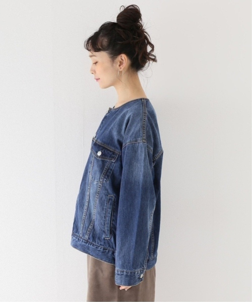 JOURNAL STANDARD relume（ジャーナルスタンダード　レリューム）の「《WEB限定追加14》デニムジャケット（デニムジャケット・レディース・ブルー・FREE）」の4枚目の写真