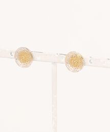 【欧州航路】チェコガラスボタン イルミピアス