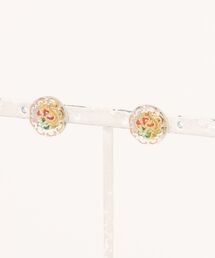 【欧州航路】チェコガラスボタン イルミピアス
