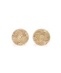 【欧州航路】チェコガラスボタン イルミピアス