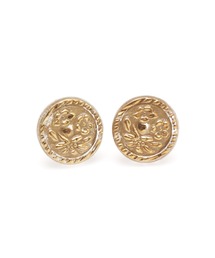 【欧州航路】チェコガラスボタン イルミピアス