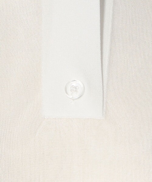 LOEFF（ロエフ）の「＜LOEFF＞シアー プルオーバー（ニット/セーター・レディース・ブラック/ホワイト・FREE）」の10枚目の写真