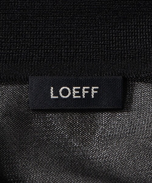 LOEFF（ロエフ）の「＜LOEFF＞シアー プルオーバー（ニット/セーター・レディース・ブラック/ホワイト・FREE）」の11枚目の写真