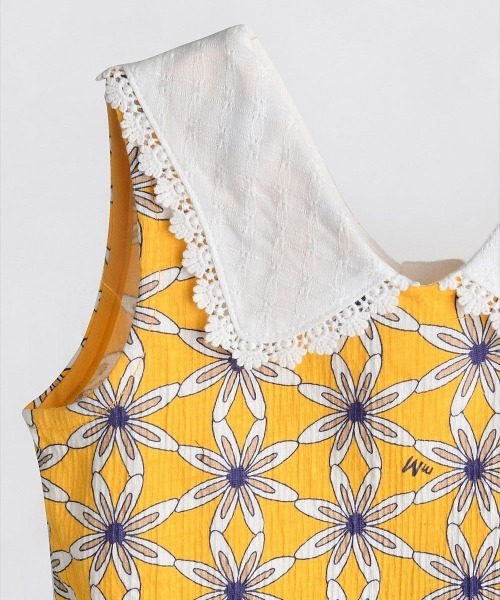 moimoln（モイモルン）の「ベティノースリーブ（Tシャツ/カットソー・キッズ・イエロー・140cm/130cm/120cm/110cm/100cm）」の4枚目の写真