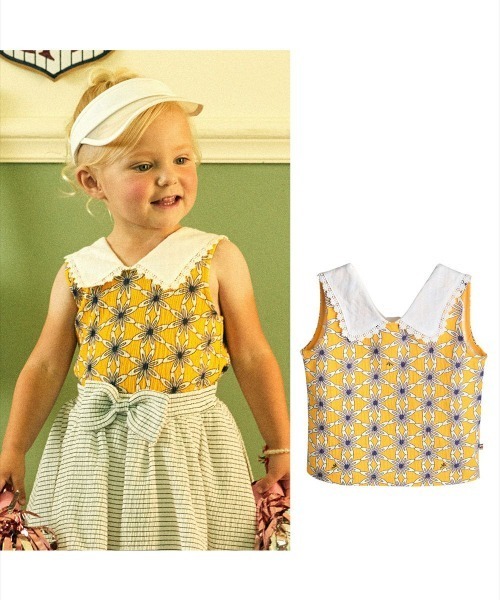 moimoln（モイモルン）の「ベティノースリーブ（Tシャツ/カットソー・キッズ・イエロー・140cm/130cm/120cm/110cm/100cm）」の7枚目の写真