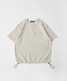 DRAWCORD HENLEY NECK THERMAL TSHIRT/ドローコードヘンリーネックサーマルTシャツ