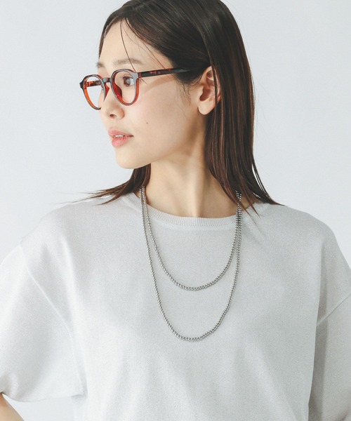 GLOBAL WORK(グローバルワーク)の「スッキレイさらさらクルー/288065(Tシャツ/カットソー・レディース・レッド/ブラック系その他/グリーン/シルバー系その他/ホワイト×ネイビー/グレイッシュベージュ・LARGE/MEDIUM/SMALL/X-SMALL/XX-LARGE/X-LARGE)」の20枚目の写真