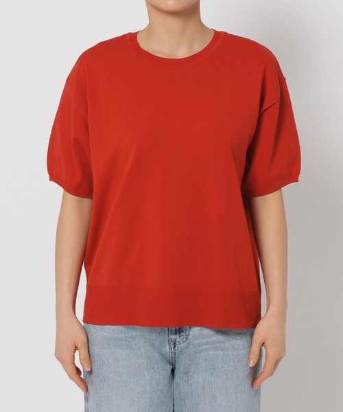 GLOBAL WORK(グローバルワーク)の「スッキレイさらさらクルー/288065(Tシャツ/カットソー・レディース・レッド/ブラック系その他/グリーン/シルバー系その他/ホワイト×ネイビー/グレイッシュベージュ・LARGE/MEDIUM/SMALL/X-SMALL/XX-LARGE/X-LARGE)」の21枚目の写真