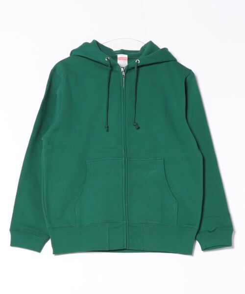 CERCA（チェルカ）の「United Athle/10.0オンス スウェット フルジップ パーカー（裏パイル）（パーカー・メンズ・ホワイト/グリーン/オリーブ/グレー系/パープル・SMALL/MEDIUM/X-LARGE）」の4枚目の写真