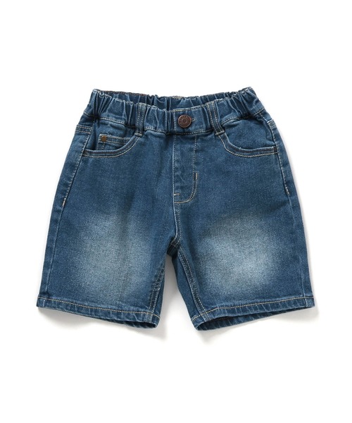 F.O.KIDS(エフオーキッズ)の「F.O.KIDS/エフオーキッズ ちょっとワイドなデニムパンツ 5分丈(デニムパンツ・キッズ・ネイビー/ライトブルー/ブルー・160/150/140)」の3枚目の写真