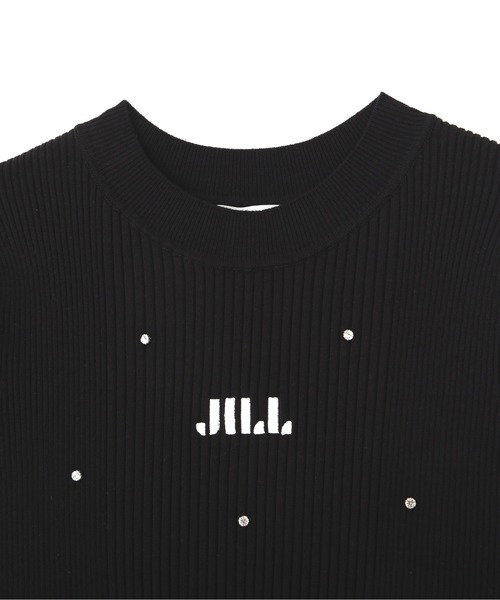 JILL by JILL STUART(ジルバイジルスチュアート)の「◇半袖ビジューコンパクトロゴニット(ニット/セーター・レディース・ブルー/ブラック/ホワイト系その他・FREE)」の10枚目の写真