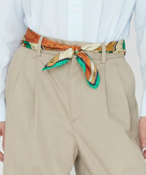 manipuri/マニプリ】ホロスコープ シルクスカーフ 65×65（バンダナ