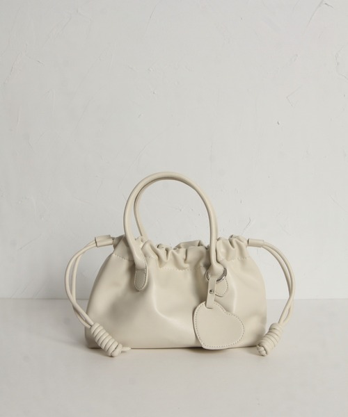 tocco closet（トッコ　クローゼット）の「【ZOZO限定】ハートチャーム付き2WAYショルダーバッグ（ショルダーバッグ・レディース・ピンク/アイボリー・FREE）」の19枚目の写真