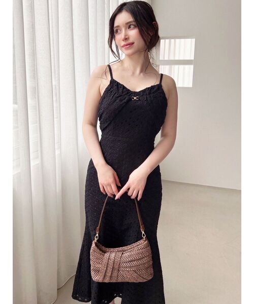 RESEXXY（リゼクシー）の「コットンレースキャミワンピース（ワンピース・レディース・ブラック/レッド/ホワイト・FREE）」の13枚目の写真