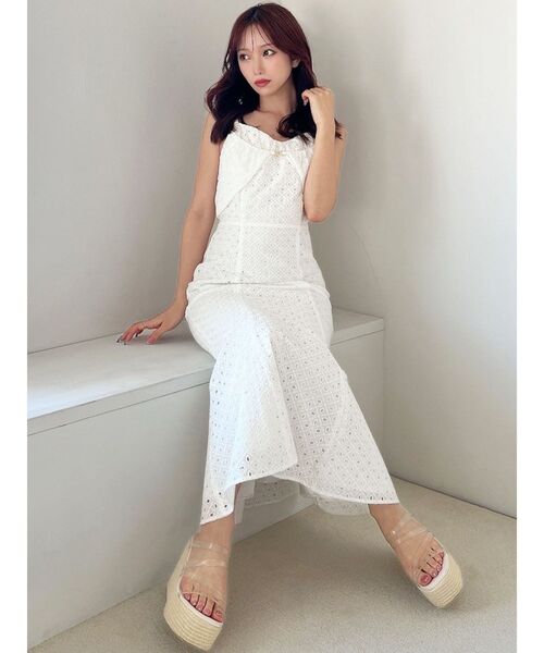 【新品】 レースキャミワンピース リゼクシー RESEXXY コットンレースキャミワンピース（ワンピース）｜RESEXXY