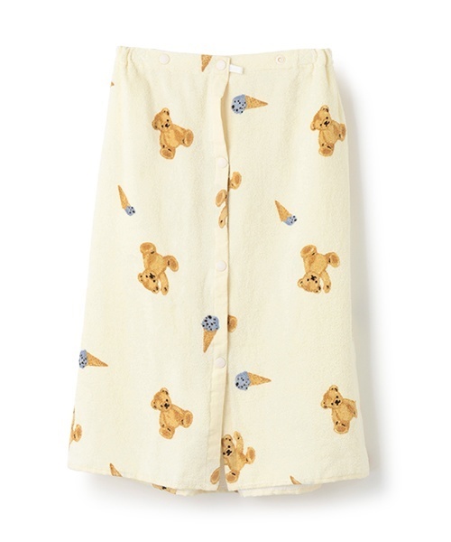 petit main(プティマイン)の「【SWIM】ラップタオル(スイムグッズ・キッズ・ホワイト系/ピンク/ベージュ/ライトブルー/レッド・F)」の3枚目の写真