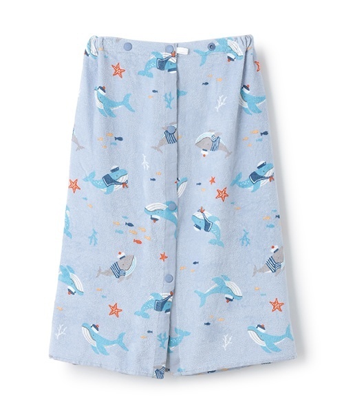 petit main(プティマイン)の「【SWIM】ラップタオル(スイムグッズ・キッズ・ホワイト系/ピンク/ベージュ/ライトブルー/レッド・F)」の4枚目の写真