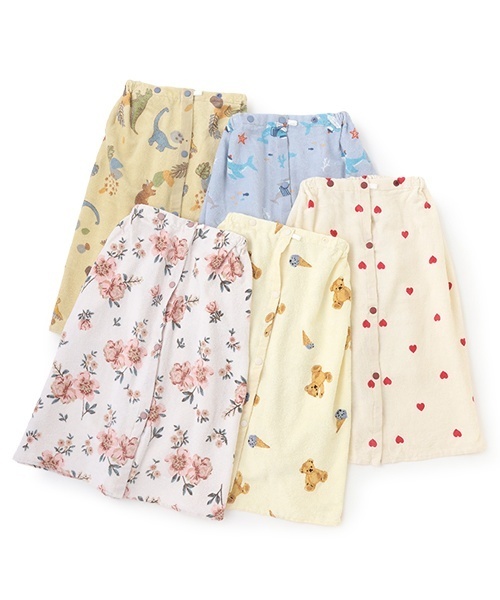 petit main(プティマイン)の「【SWIM】ラップタオル(スイムグッズ・キッズ・ホワイト系/ピンク/ベージュ/ライトブルー/レッド・F)」の10枚目の写真