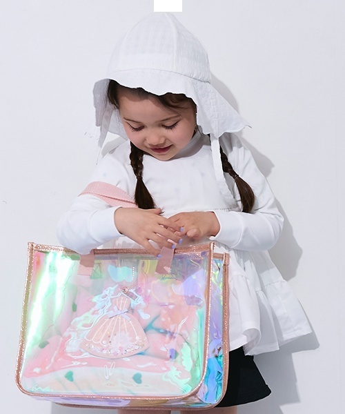 petit main(プティマイン)の「【SWIM】ラップタオル(スイムグッズ・キッズ・ホワイト系/ピンク/ベージュ/ライトブルー/レッド・F)」の8枚目の写真