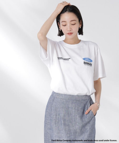 GOOD ROCK SPEED/Ford Tシャツ ホワイト（Tシャツ/カットソー