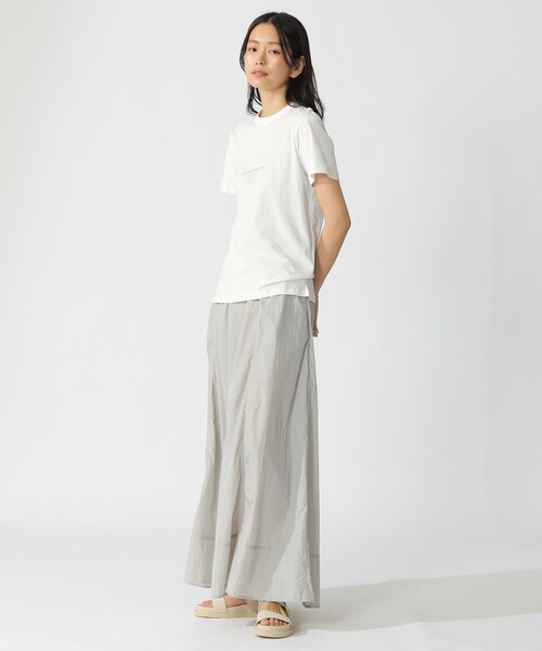 ECOALF（エコアルフ）の「SALCE メッセージ Tシャツ / SALCEALF T-SHIRT WOMAN（Tシャツ/カットソー・レディース・ホワイト/オレンジ/ペールイエロー・S/XS/M）」の4枚目の写真