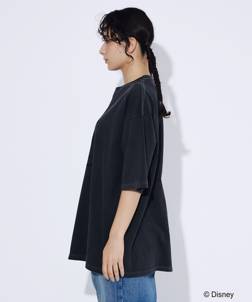 GOOD SPEED（グッドスピード）の「【GOOD ROCK SPEED/グッドロックスピード】Disney / Mickey/ フロッキー/フェードTシャツ（Tシャツ/カットソー・メンズ・ブラウン/スミクロ・M/XL/L）」の3枚目の写真