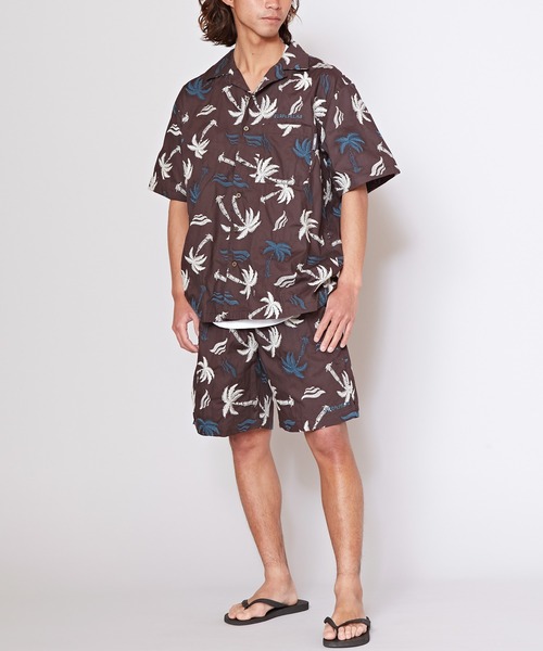 Kahiko(カヒコ)の「【Kahiko】SURF&Palms ガルシアMEN'Sハーフパンツ(その他パンツ・メンズ・ホワイト/ブラック/カーキ・FREE)」の6枚目の写真