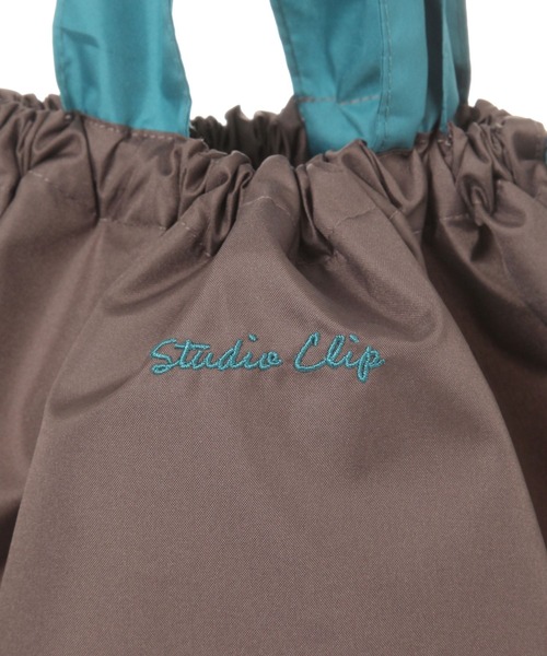 studio CLIP（スタディオクリップ）の「はっ水レインバッグ（エコバッグ/サブバッグ・レディース・ダークブラウン/ブルー/グレー/イエロー・FREE）」の12枚目の写真